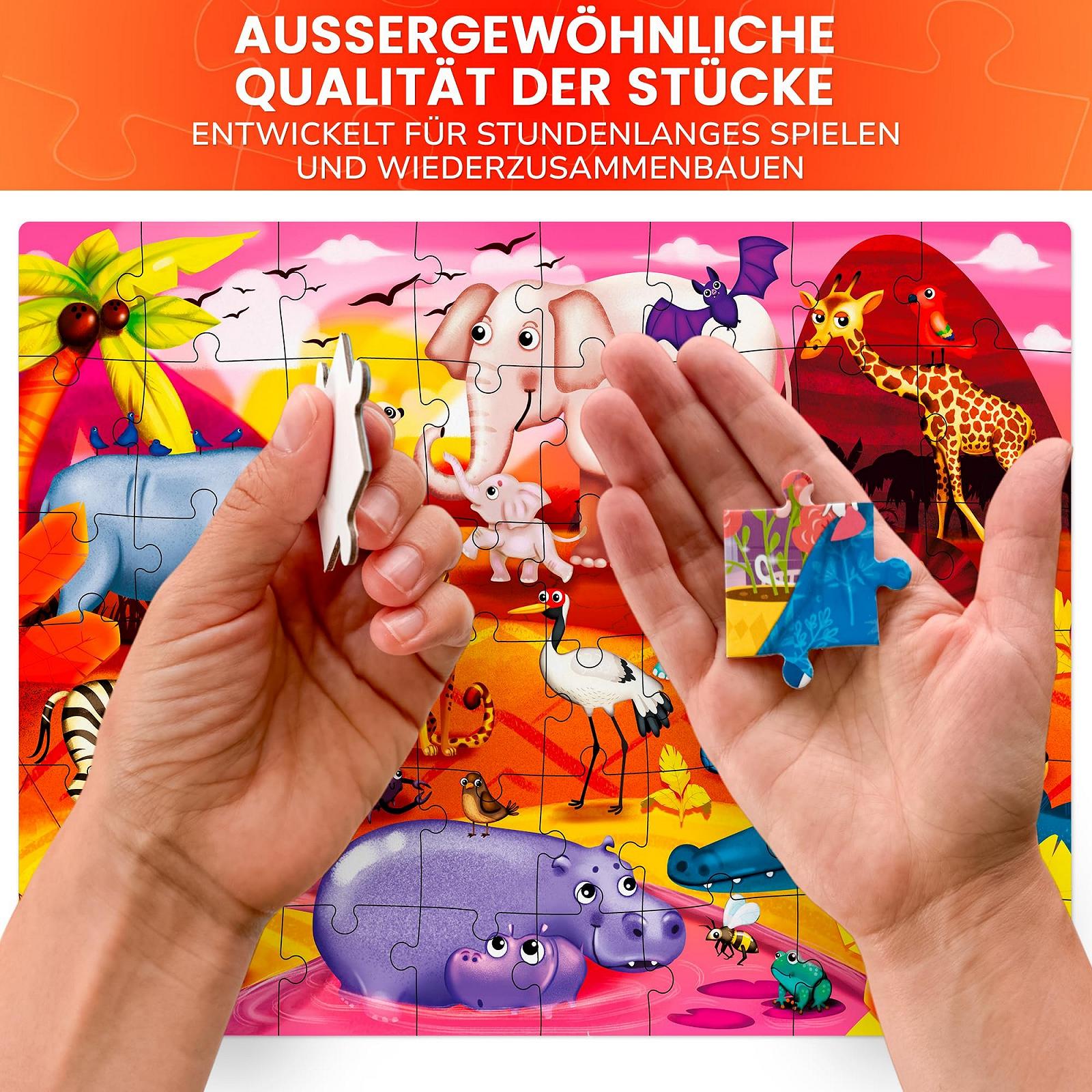 Пазл-рамка QUOKKA City Africa Farm Polar набор из 4 пазлов 48 элементов, фото №4 Пазл-рамка QUOKKA City Africa Farm Polar набор из 4 пазлов 48 элементов, фото №4