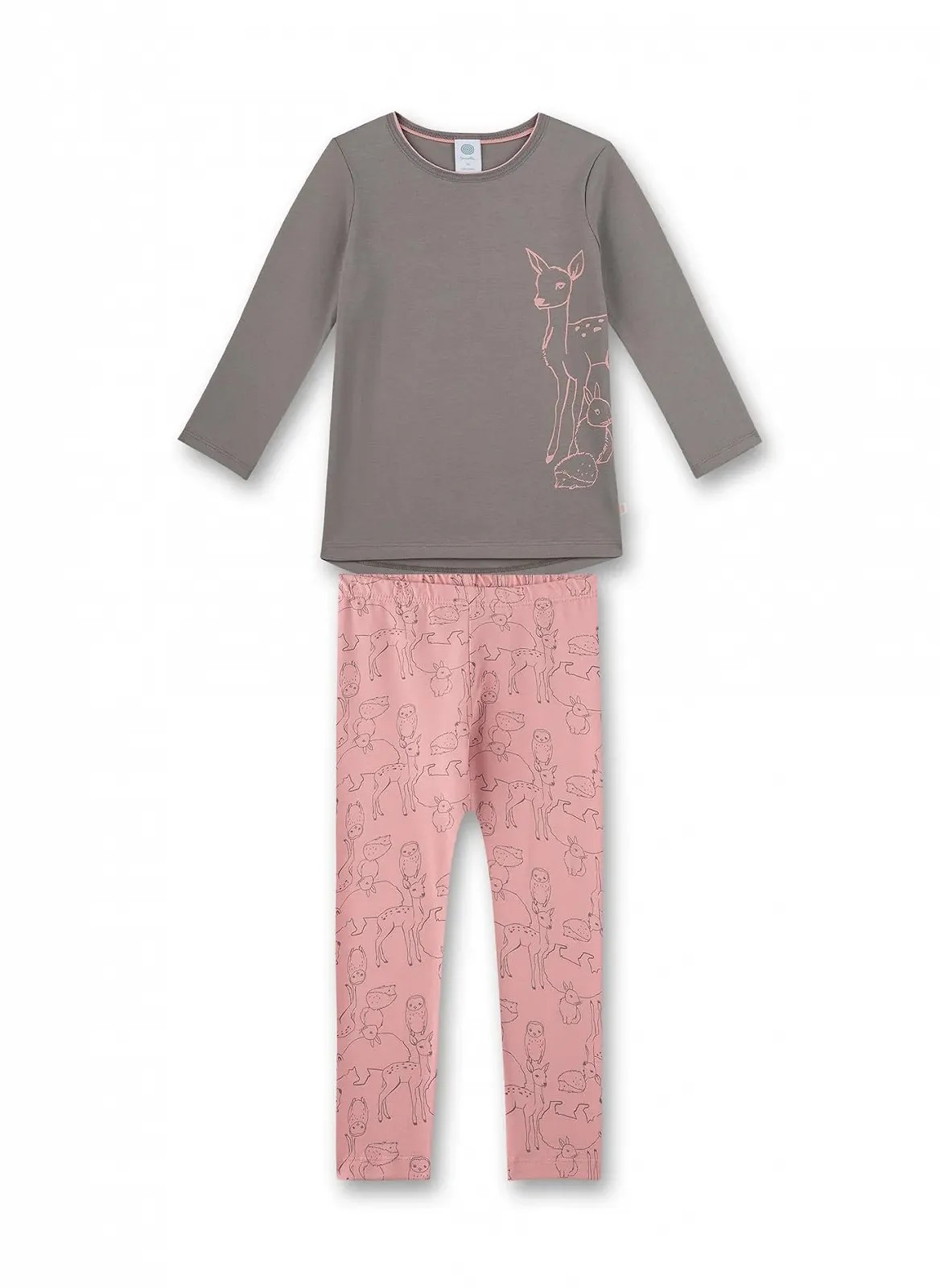 Піжама Sanetta для дівчаток Сірий, фото №1 Піжама Sanetta для дівчаток Сірий, фото №1