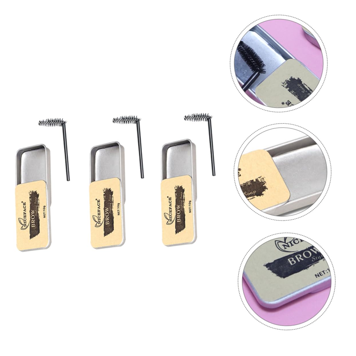 Мыло для бровей MUSISALY 3 Sets Eyebrow Gel Eyebrow Set, фото №7 Мыло для бровей MUSISALY 3 Sets Eyebrow Gel Eyebrow Set, фото №7