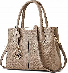 Сумка KurKur Geldbörsen und Handtaschen für Frauen Schulter Tote Bags Top Griff Umhängetasche E Khaki 2 - Фото 1