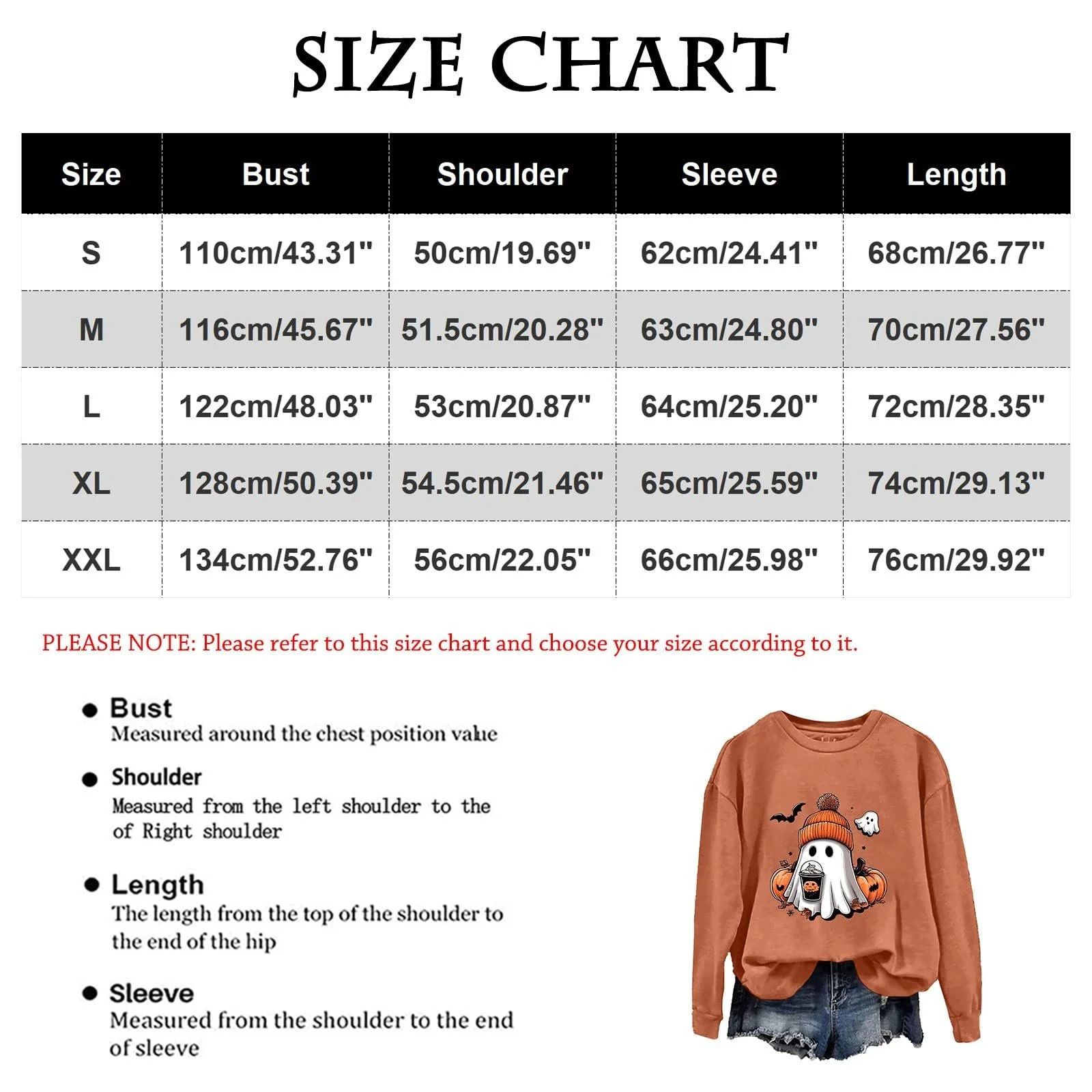 Хеллоуин-свитшот Женский Модный Повседневный Принт Круглый вырез Без капюшона, фото №4