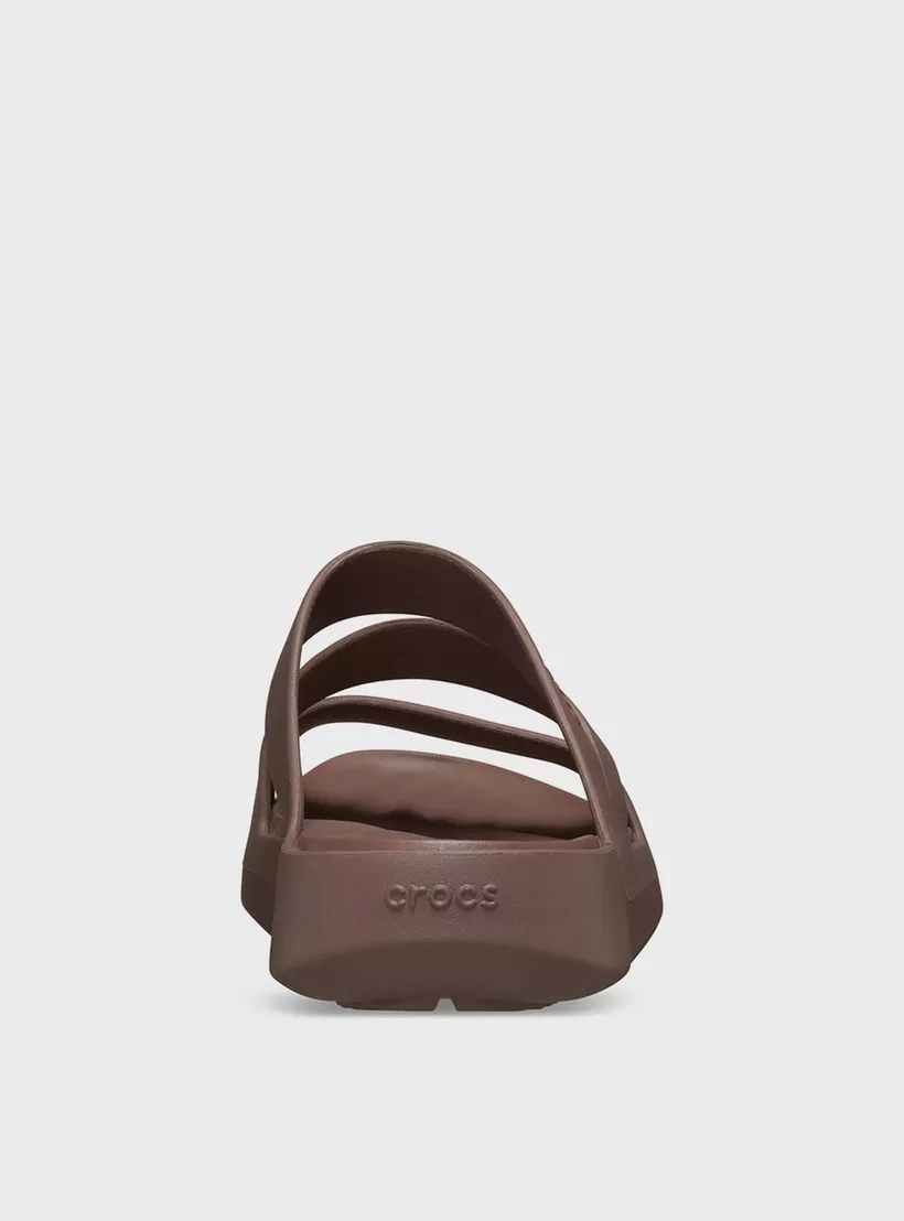 Шльопанці Getaway Strappy MtP 209587-0LF-Truffle CROCS W4Коричневий 34, фото №6