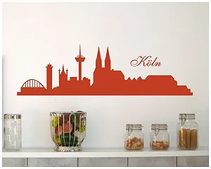 Наклейка на стіну Cologne City synthetic.ua - Фото 1