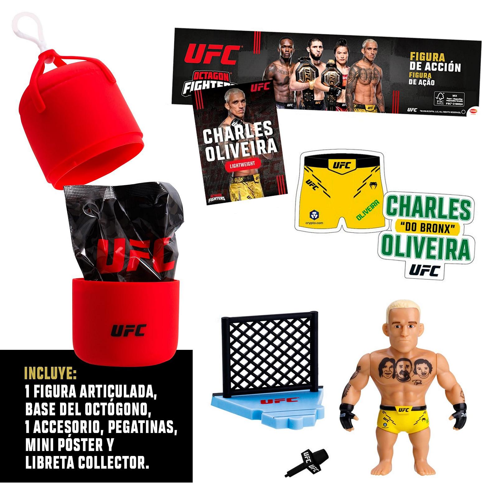 Фігурка UFC Боксерський мішок 7,5 см + Сюрприз Бойовий набір з аксесуарами та основою для клітки, фото №3