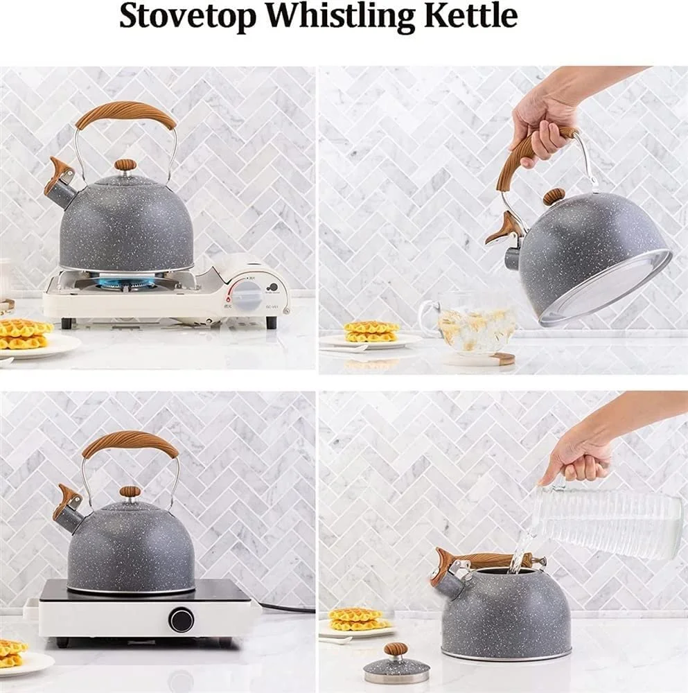 Чайник з свистком, Нержавіюча сталь, Чайник з чавуну, фото №2 Чайник з свистком, Нержавіюча сталь, Чайник з чавуну, фото №2