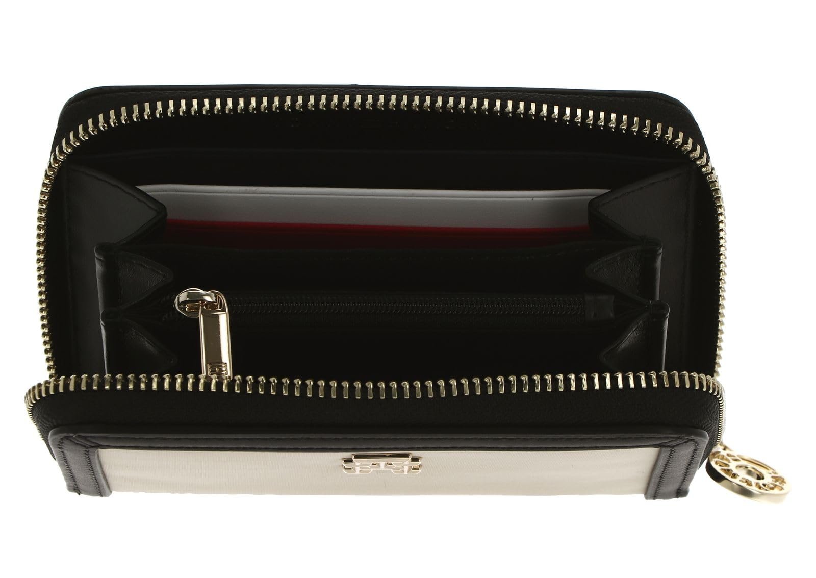 Кошелек Tommy Hilfiger TH Essential S MED ZA CB AW0AW16090, бежевый (White Clay/Black), фото №2