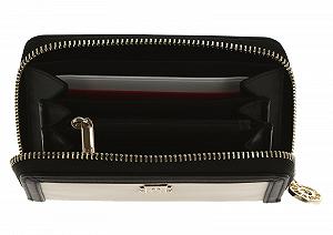 Кошелек Tommy Hilfiger TH Essential S MED ZA CB AW0AW16090, бежевый (White Clay/Black) synthetic.ua - Фото 1