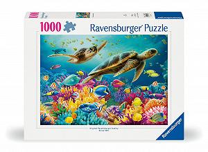 Пазл Ravensburger 12000577 Blue Underwater World 1000 деталей synthetic.ua - Фото 1