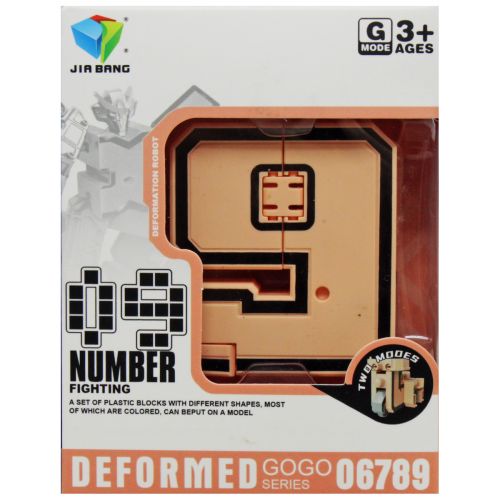 Трансформер-цифра Number Fighting 9 [tsi225617-TSI], фото №1