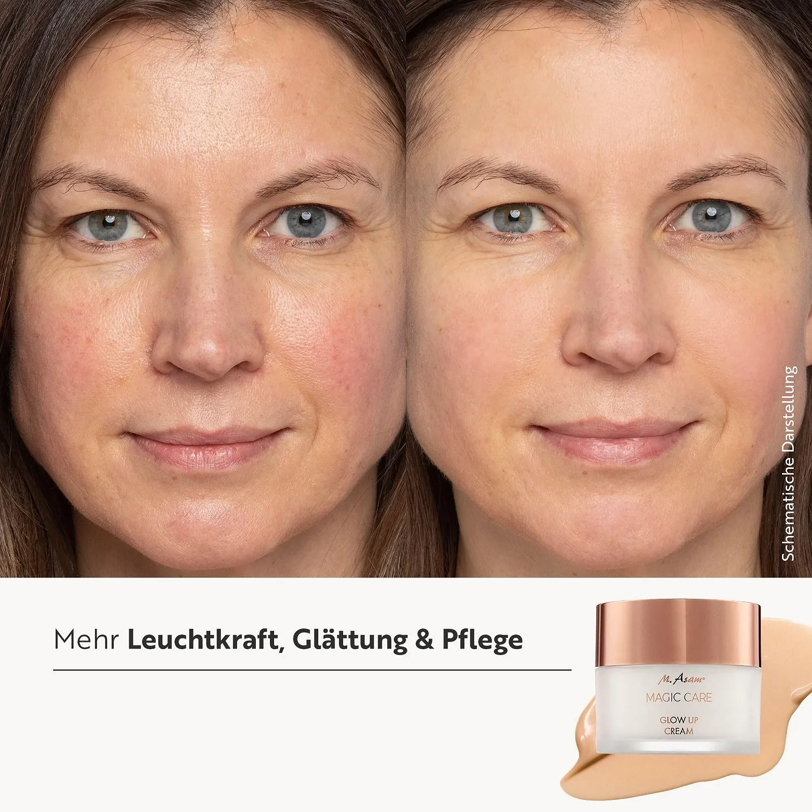 Денний крем для обличчя M. Asam Magic Care Glow Up Cream з ефектом сяйва 50 мл, фото №3 Денний крем для обличчя M. Asam Magic Care Glow Up Cream з ефектом сяйва 50 мл, фото №3