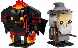 Детский конструктор LEGO Brick Headz Гендальф Серый и Балрог (40631) synthetic.ua - Фото 1