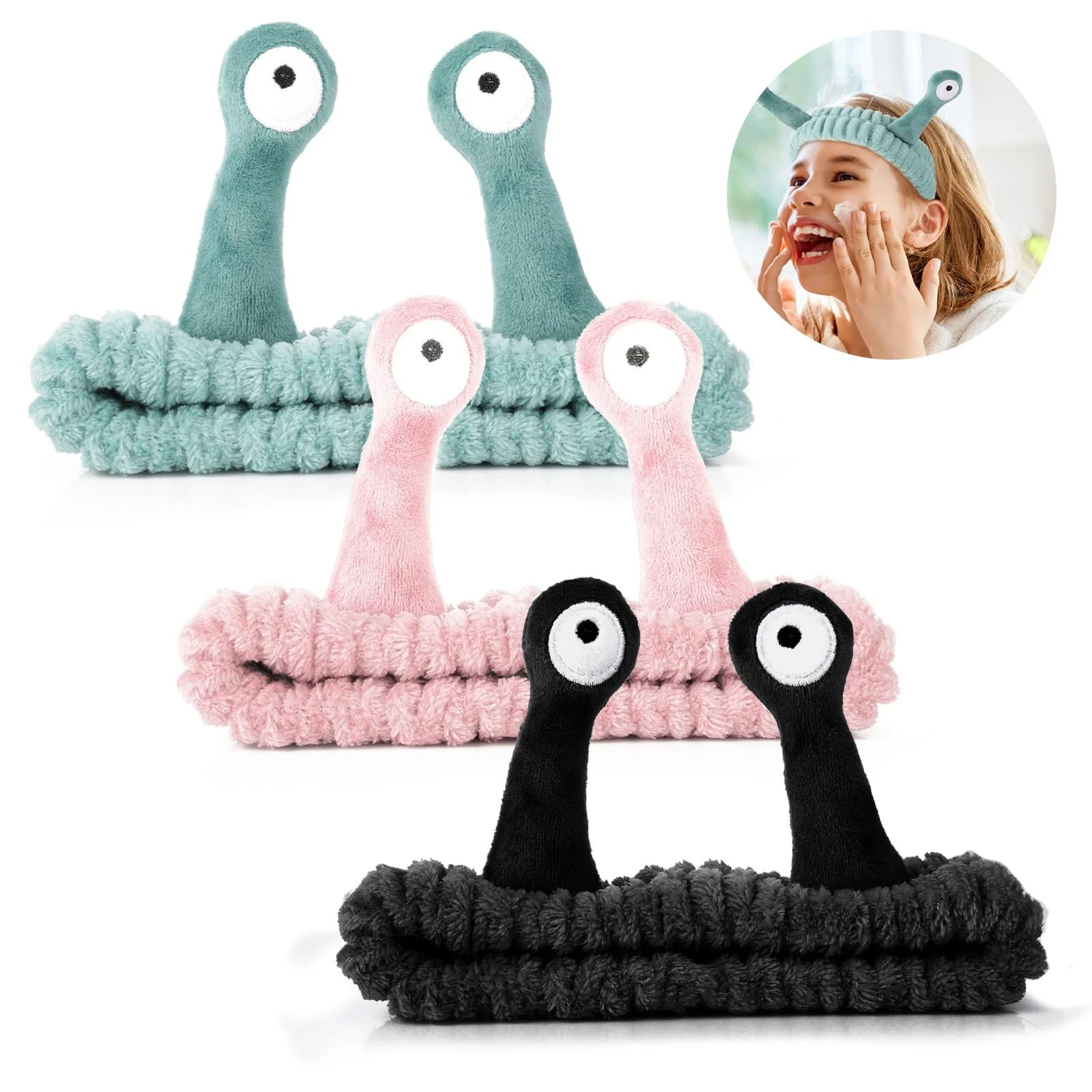 Пов'язка на голову Molain для вмивання обличчя, спа-пов'язка, фото №1