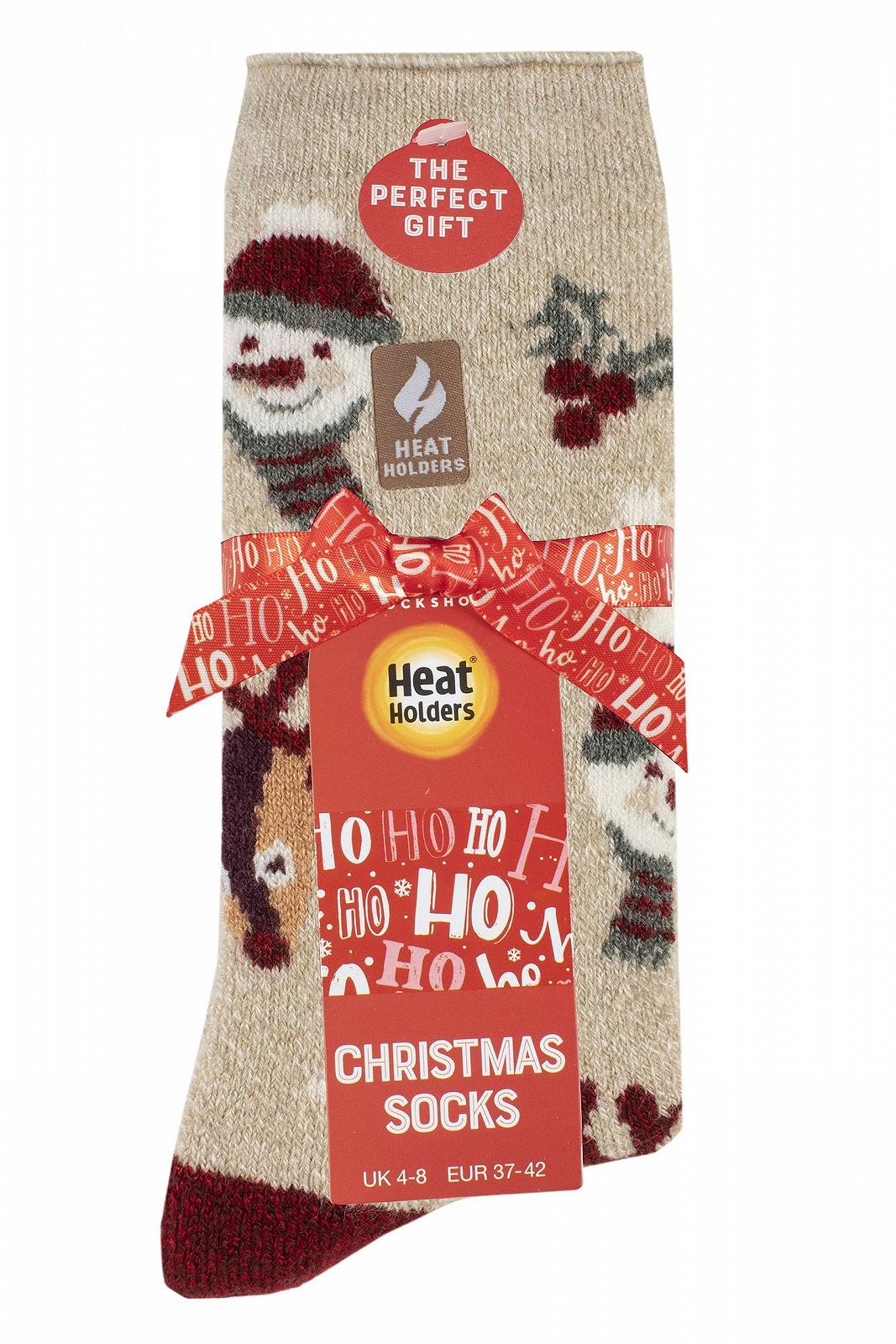 Шкарпетки HEAT HOLDERS Sockshop Жіночі 1.6 Tog Lite Різдвяні, пакування 1 шт, фото №2