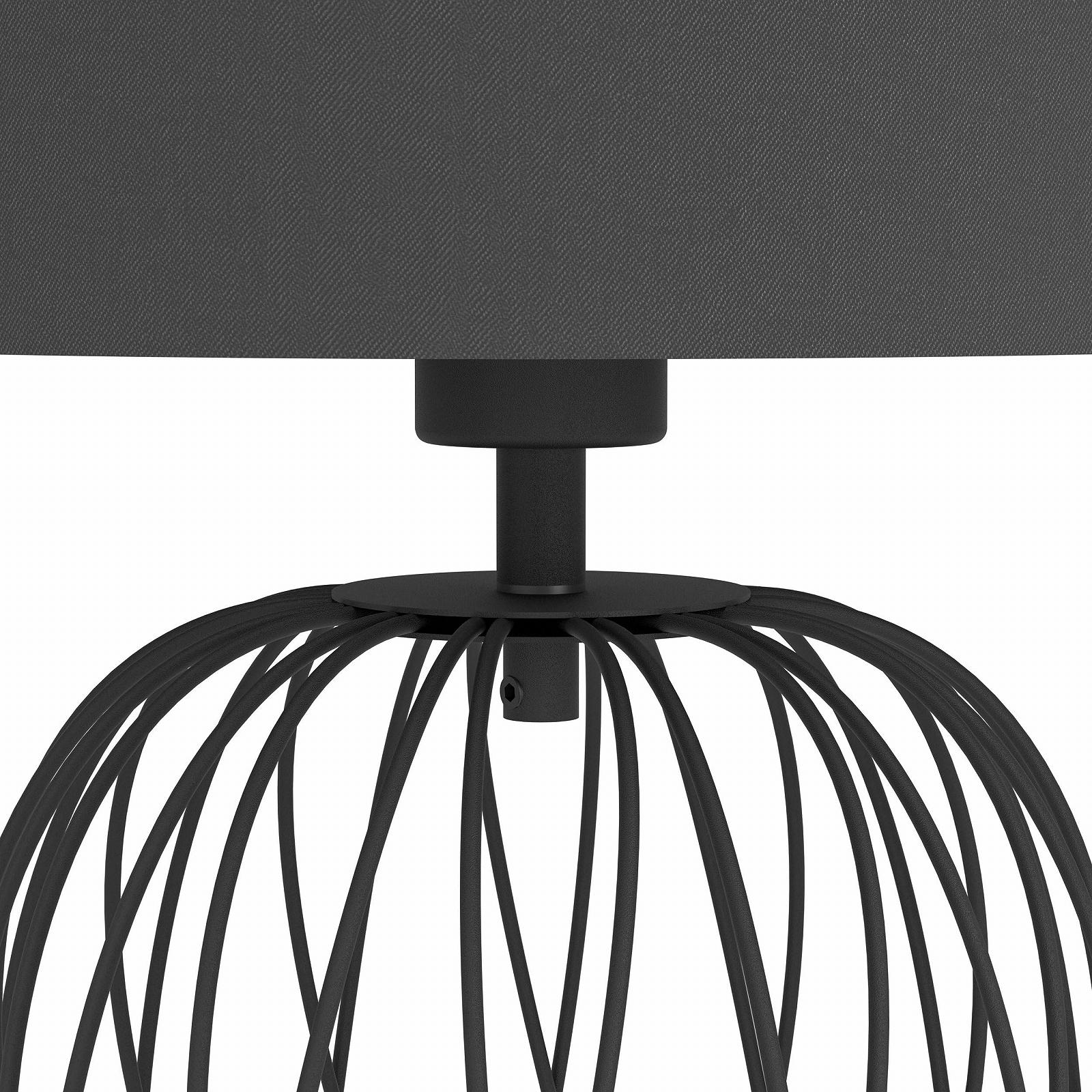 Настільна лампа EGLO Nimlet Скандинавський стиль Текстиль та Метал E27 Чорна, фото №4