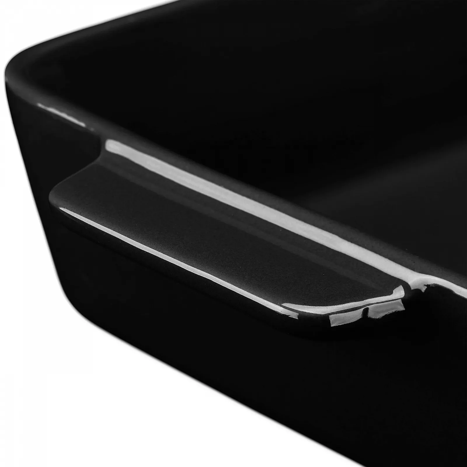 Набір форм для запікання Relaxdays 3 розміри Квадратні Керамічні Чорний, фото №5