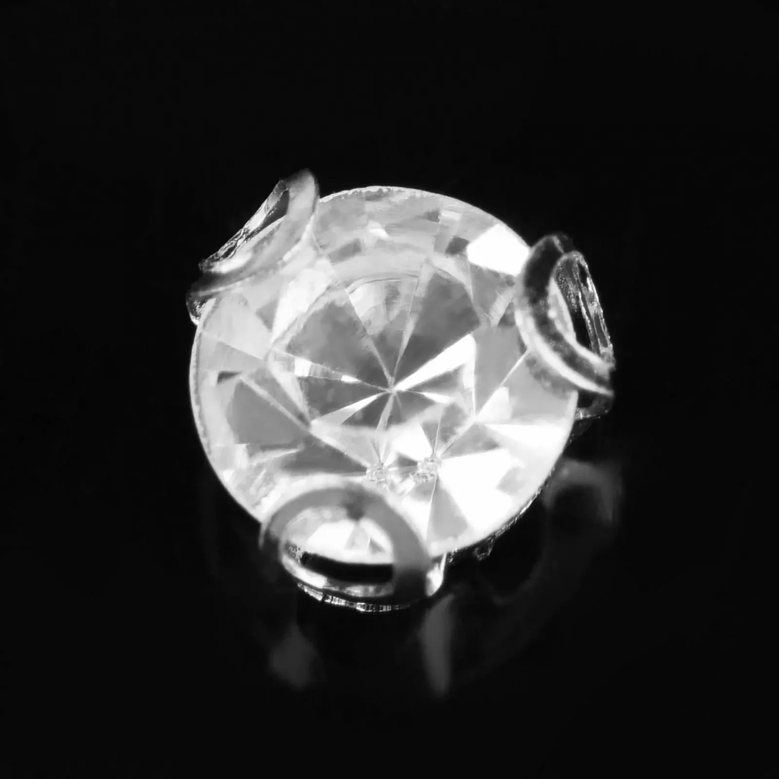 Стрази Пришивні Kristall-Strasssteine для DIY одягу, Легкі та Добре Просвердлені, білі, фото №9