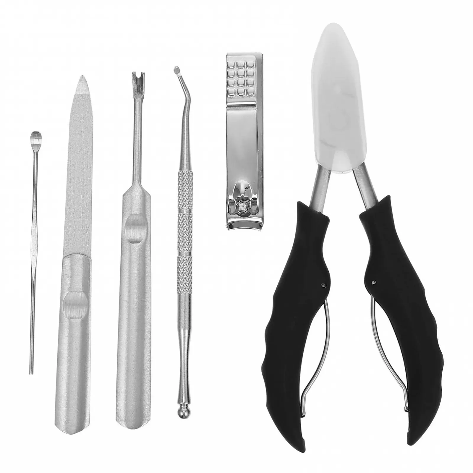Набор для ухода за ногами Healvian 5 предметов из нержавеющей стали, инструменты для педикюра для эффективного удаления мозолей и вросшего ногтя, фото №1
