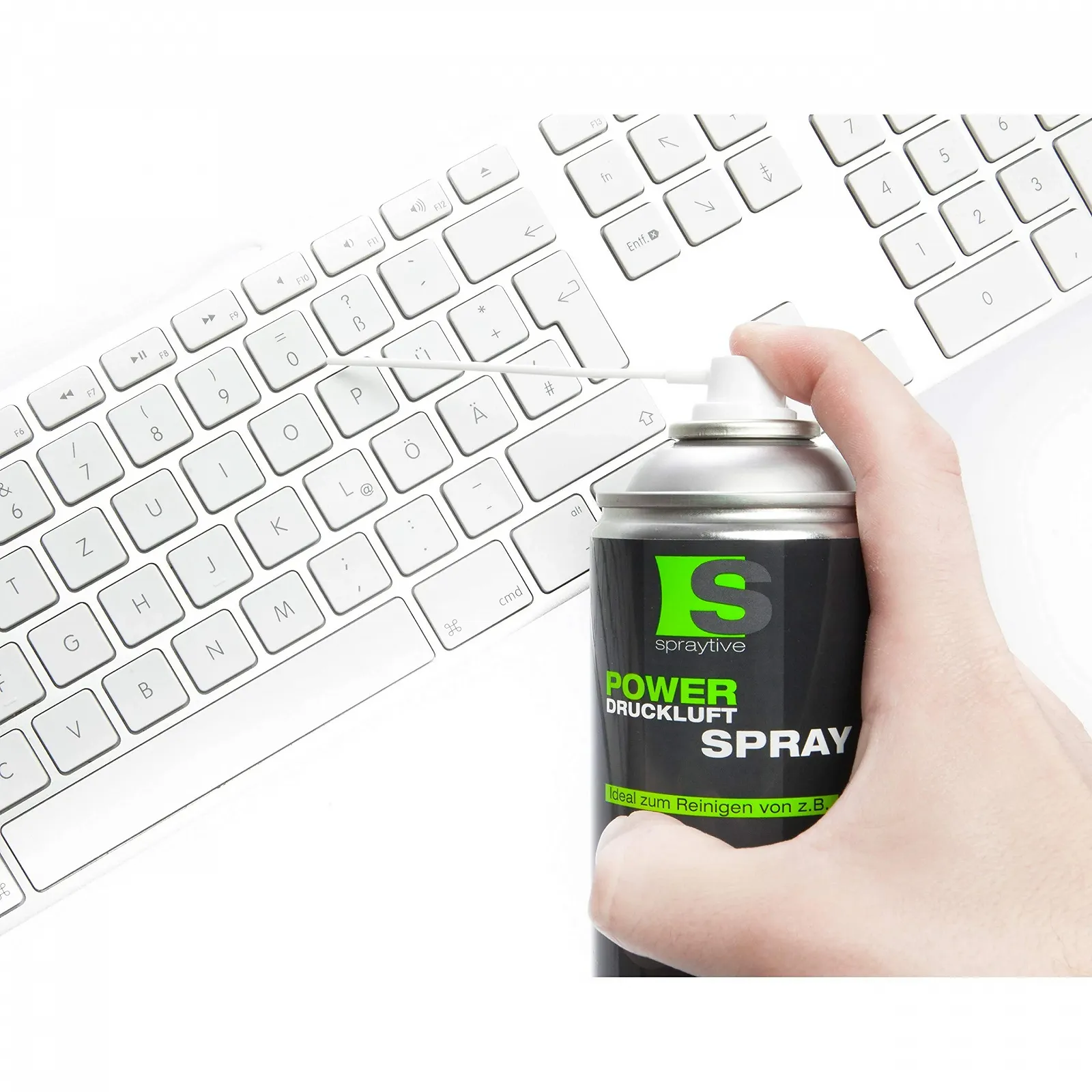 Стиснене повітря Spraytive Power 750 мл з подовжувачем 100 мм, фото №4