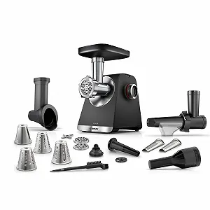 Мясорубка Bosch Series 6 MultiPower MFWS660B 2100 W Черная - Фото 1