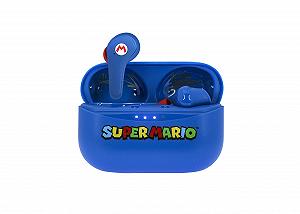 Навушники OTL Technologies Bluetooth V5.3 Super Mario з зарядним чохлом - Сині synthetic.ua - Фото 1