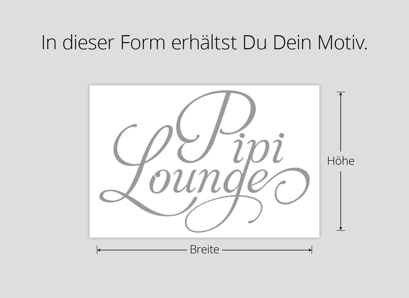 Наклейка на двері Wc Pipi Lounge 1063 W, фото №4