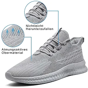 Кросівки Linenghs Світло-сірий, EU 41 synthetic.ua - Фото 1