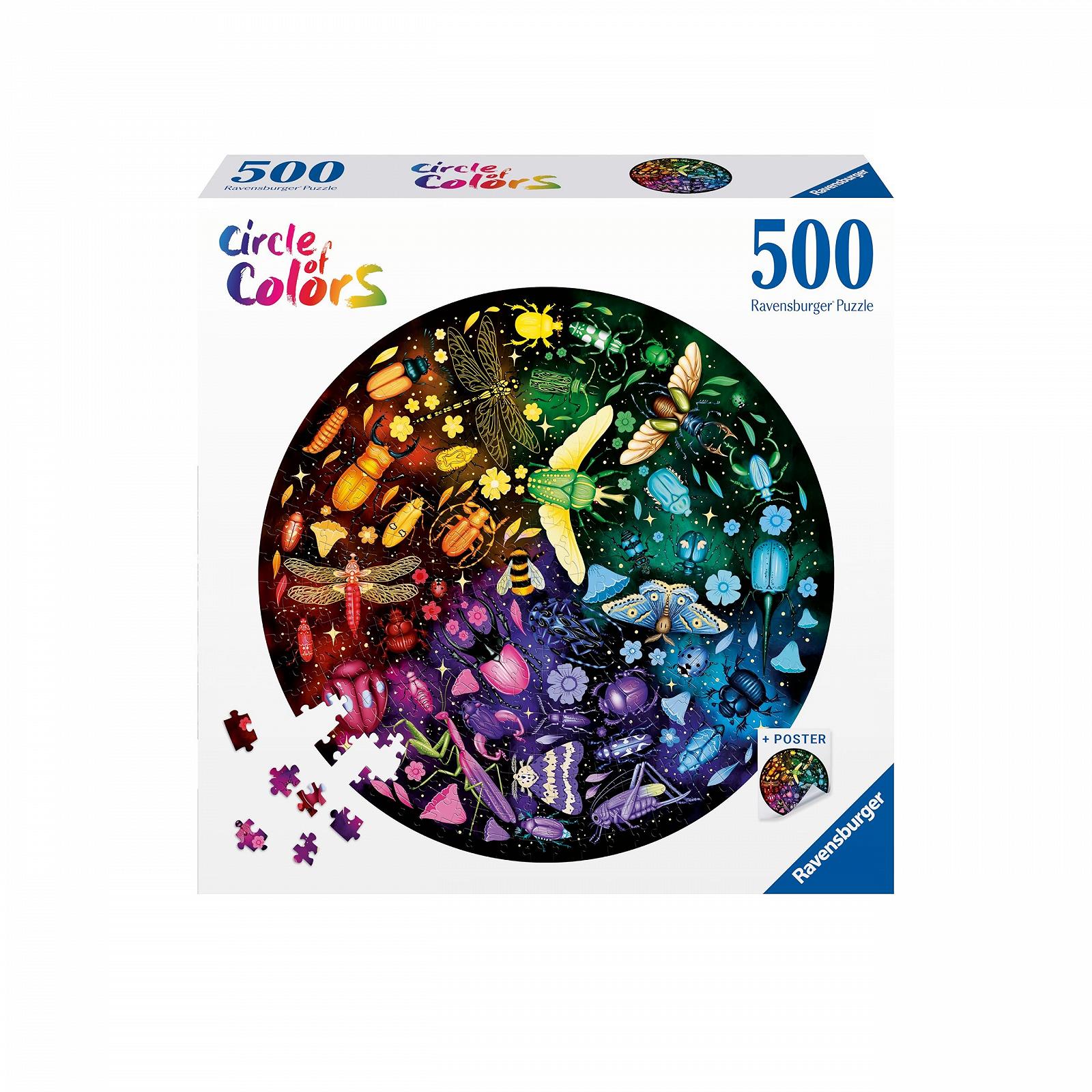 Пазл Ravensburger Circle of Colours Insects 12000820 500 элементов Круглый, фото №2