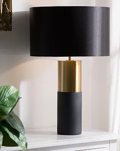Настільна лампа Darling Black and Gold synthetic.ua - Фото 1