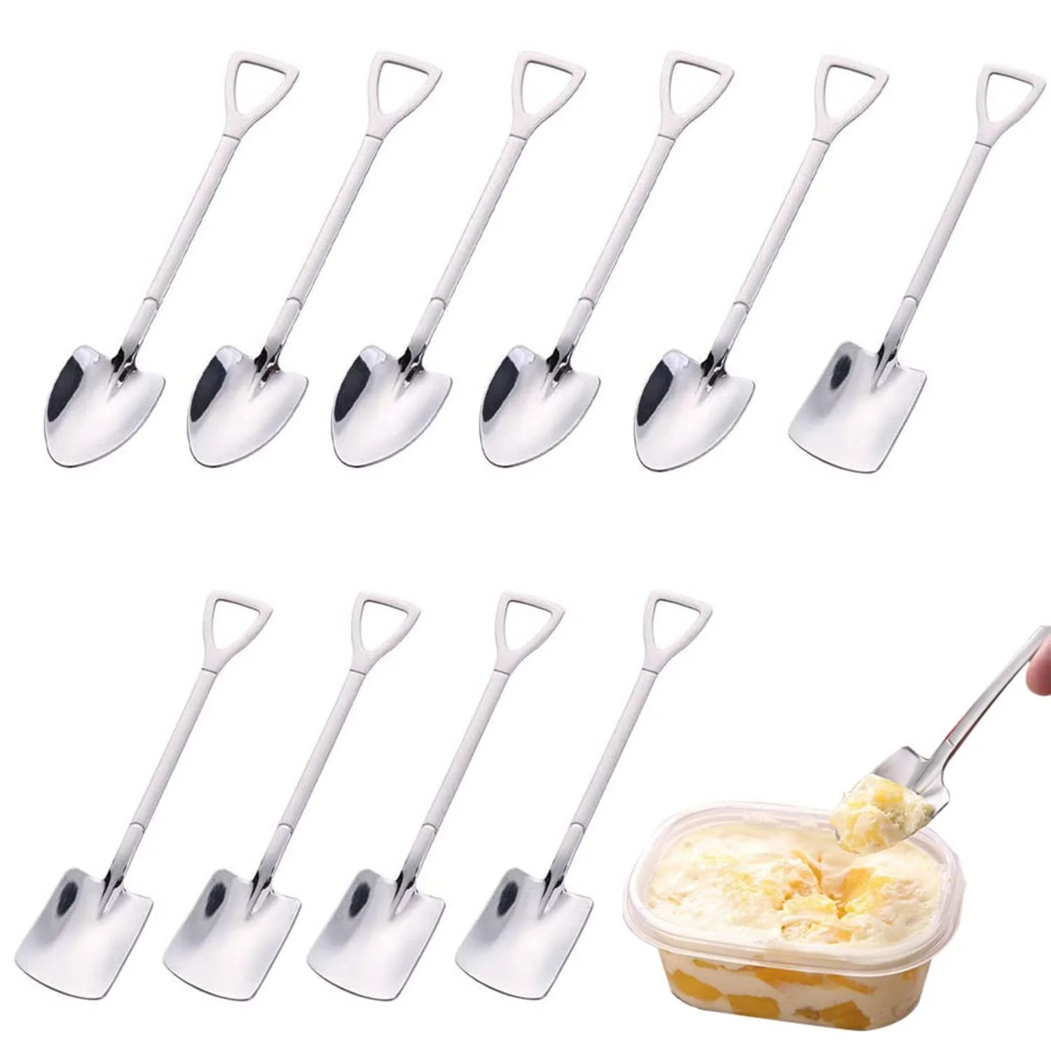 Ложка Шпатель з нержавіючої сталі, Креативна, фото №1