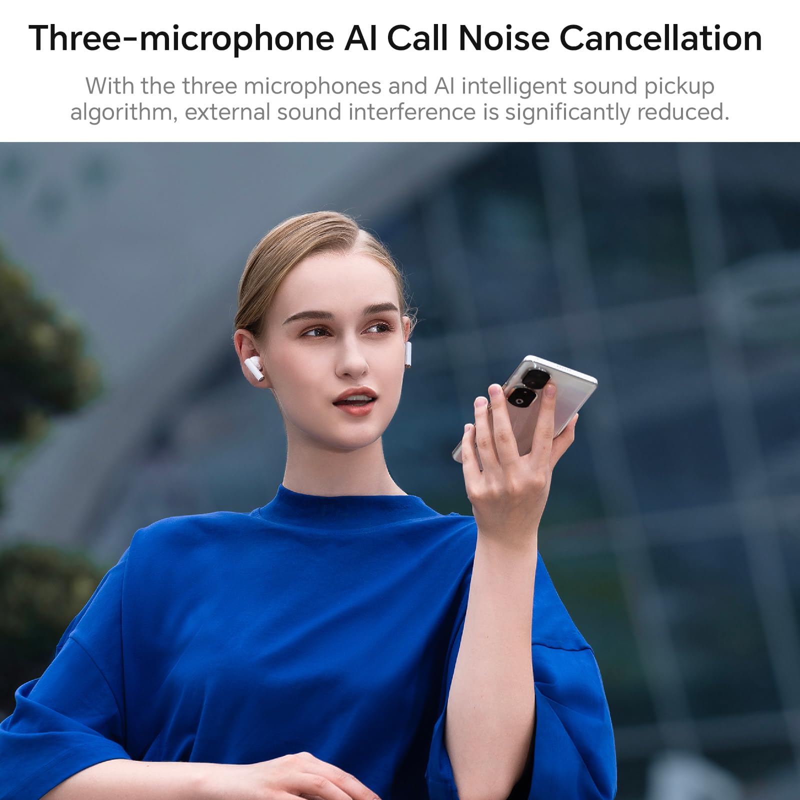 Навушники HONOR Choice Earbuds X5 Pro True Wireless 46dB Шумозаглушення Сріблястий, фото №5
