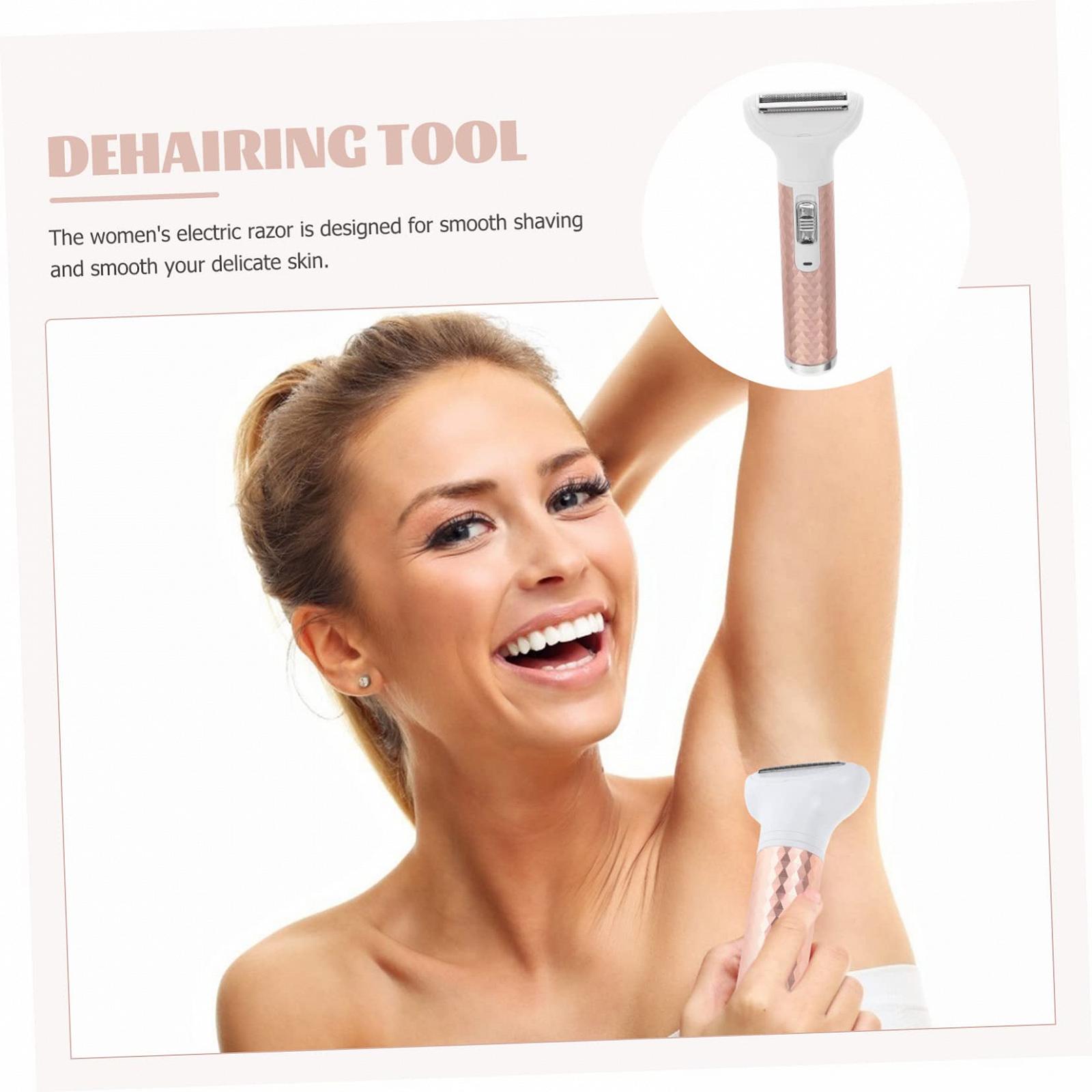 Бритва MAGICLULU 4 Sets Electric Shaver Eyebrow Remover USB Charger Trimmer Multifunctional Tool Women Arm Hair Shaver Body, фото №4