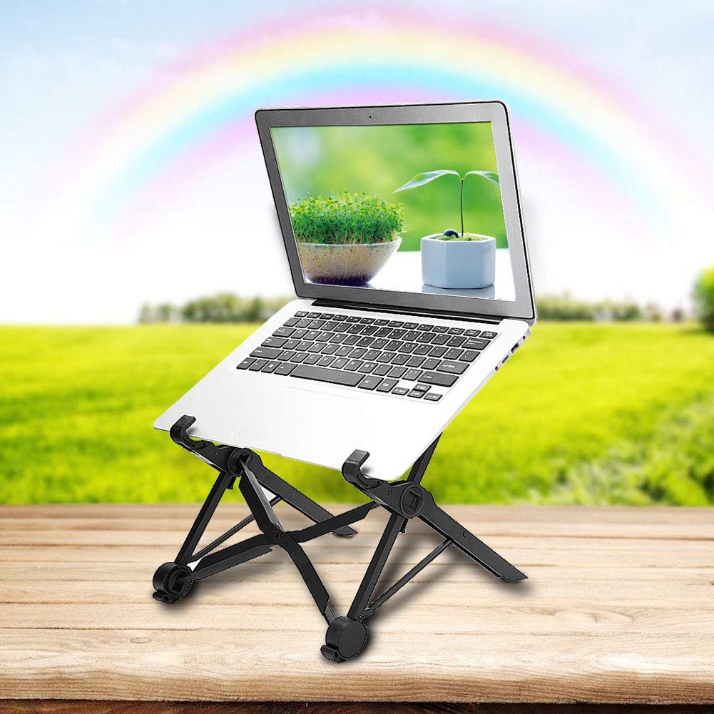 Підставка для ноутбука Asixxsix Klappbarer, регульована по висоті, срібляста, фото №7 Підставка для ноутбука Asixxsix Klappbarer, регульована по висоті, срібляста, фото №7