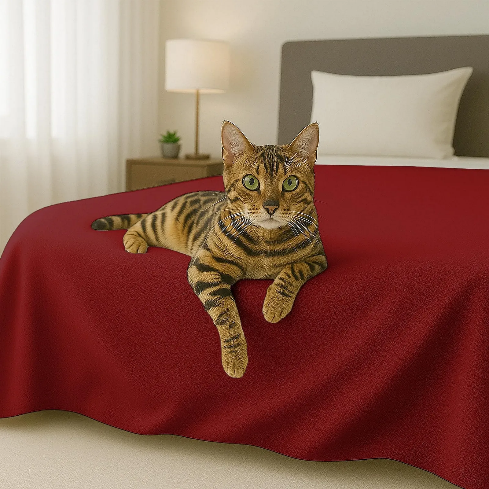 Покрывало Byour3 Хлопок Органический Смешанный Двуспальная Односпальная Queen Size Лето Весна Декоративное Прочное Покрывало Спальня Красный, Односпальная, фото №1