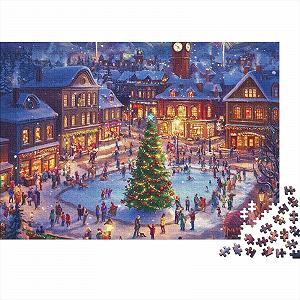 Пазл Рождественская елка у костра 1000 деталей 70 x 50 см synthetic.ua - Фото 1