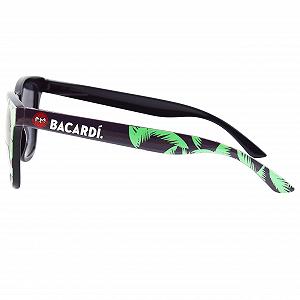 Сонцезахисні окуляри Bacardi Palm Tree UV400, чорні synthetic.ua - Фото 1
