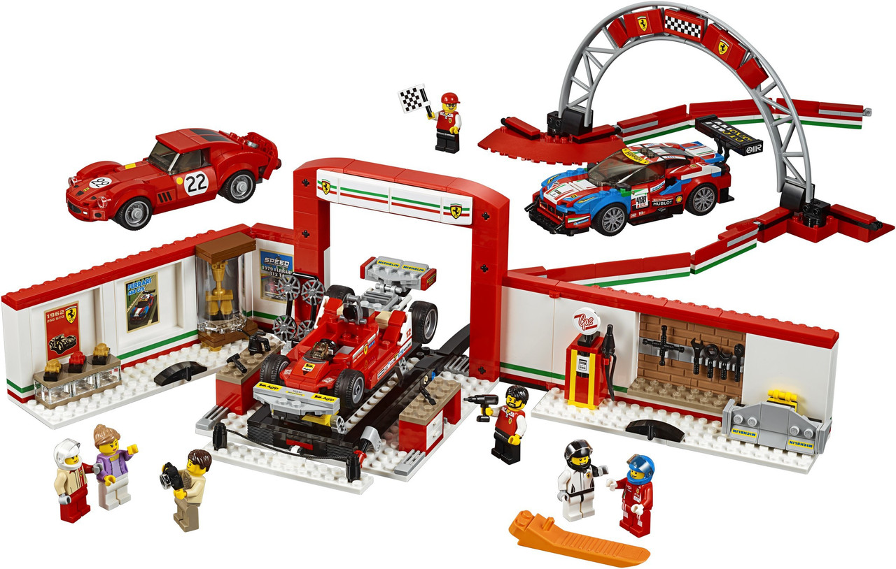 Lego Speed Champions Гараж Феррарі 75889, фото №1