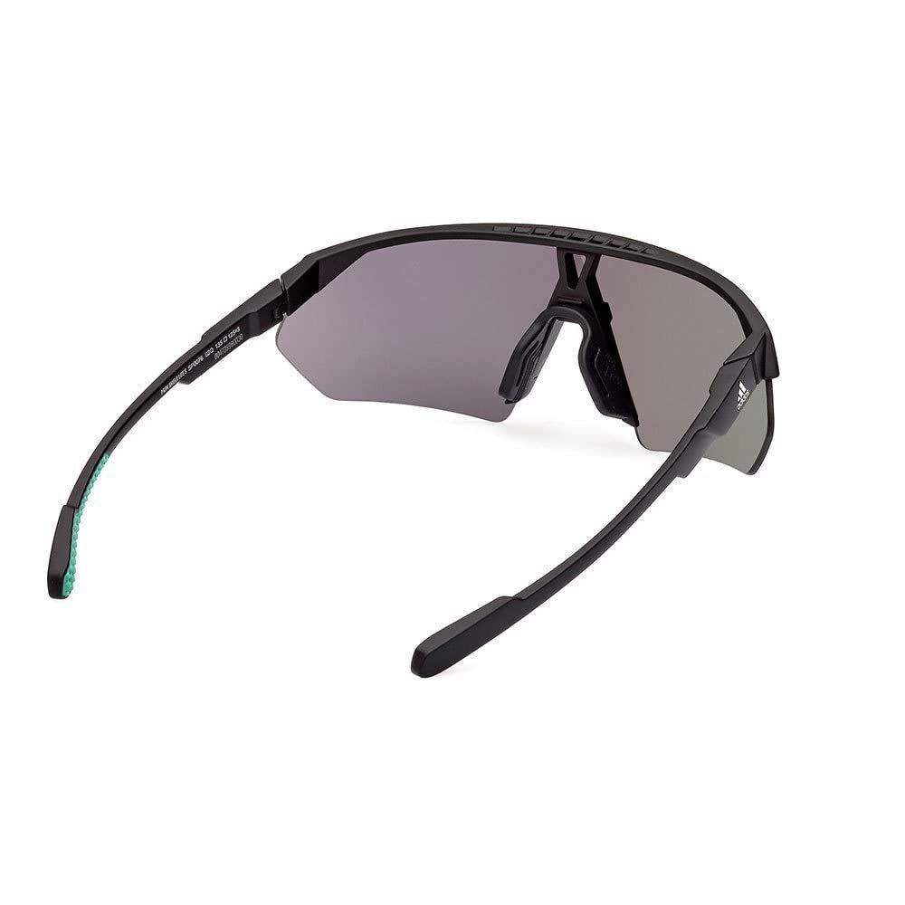 Сонцезахисні Окуляри adidas Sport SP0076 Жіночі Спортивні Легкі Маска Зелені Лінзи Матовий Чорний, фото №5