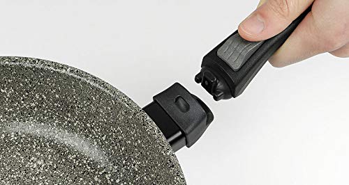 Сковорідка Flonal Dura Induction Здорове приготування та смаження Антипригарна та надзвичайно стійка до подряпин Підходить для індукції, газу, кераміки Італійська преміум якість, фото №6