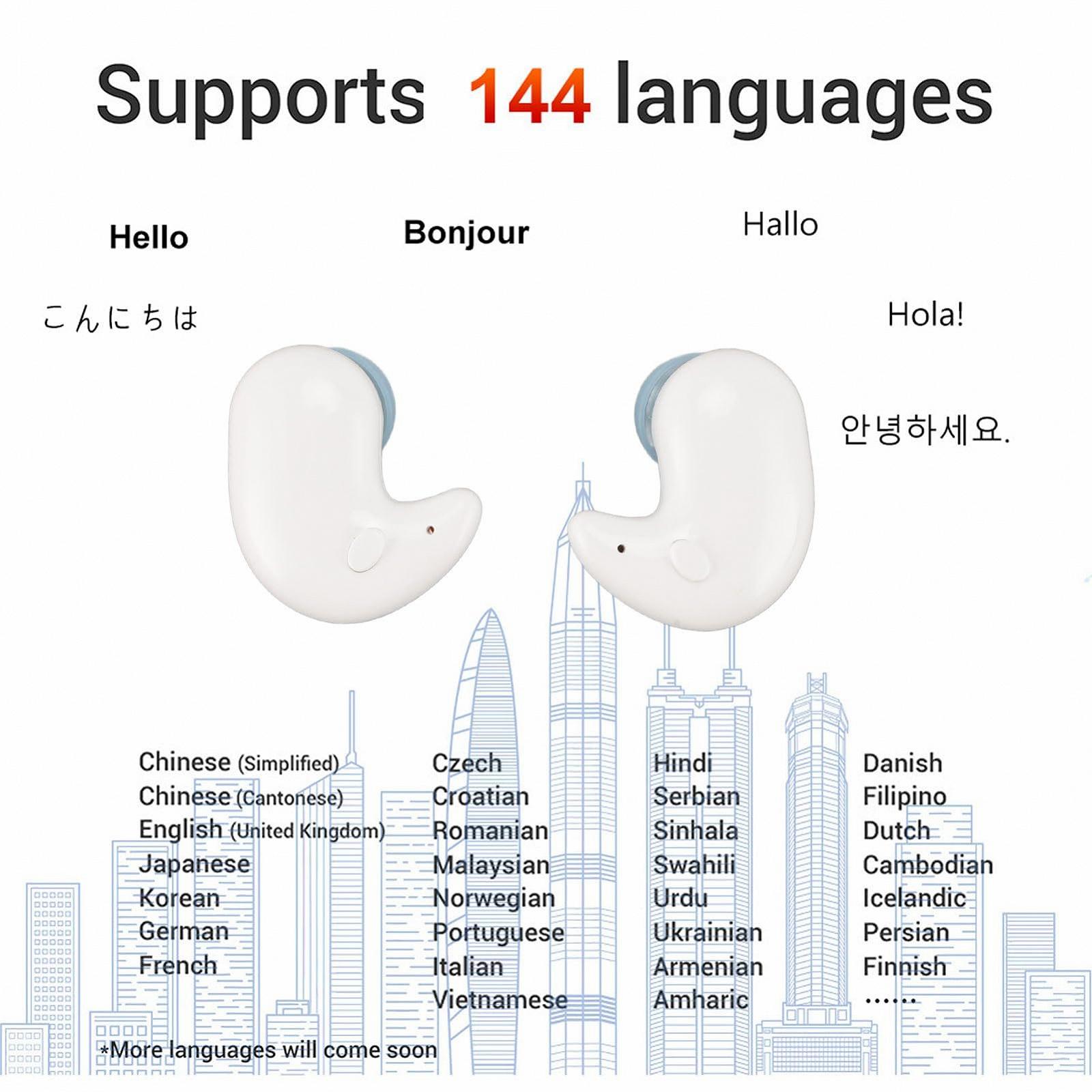 Навушники-перекладачі White, фото №4 Навушники-перекладачі White, фото №4