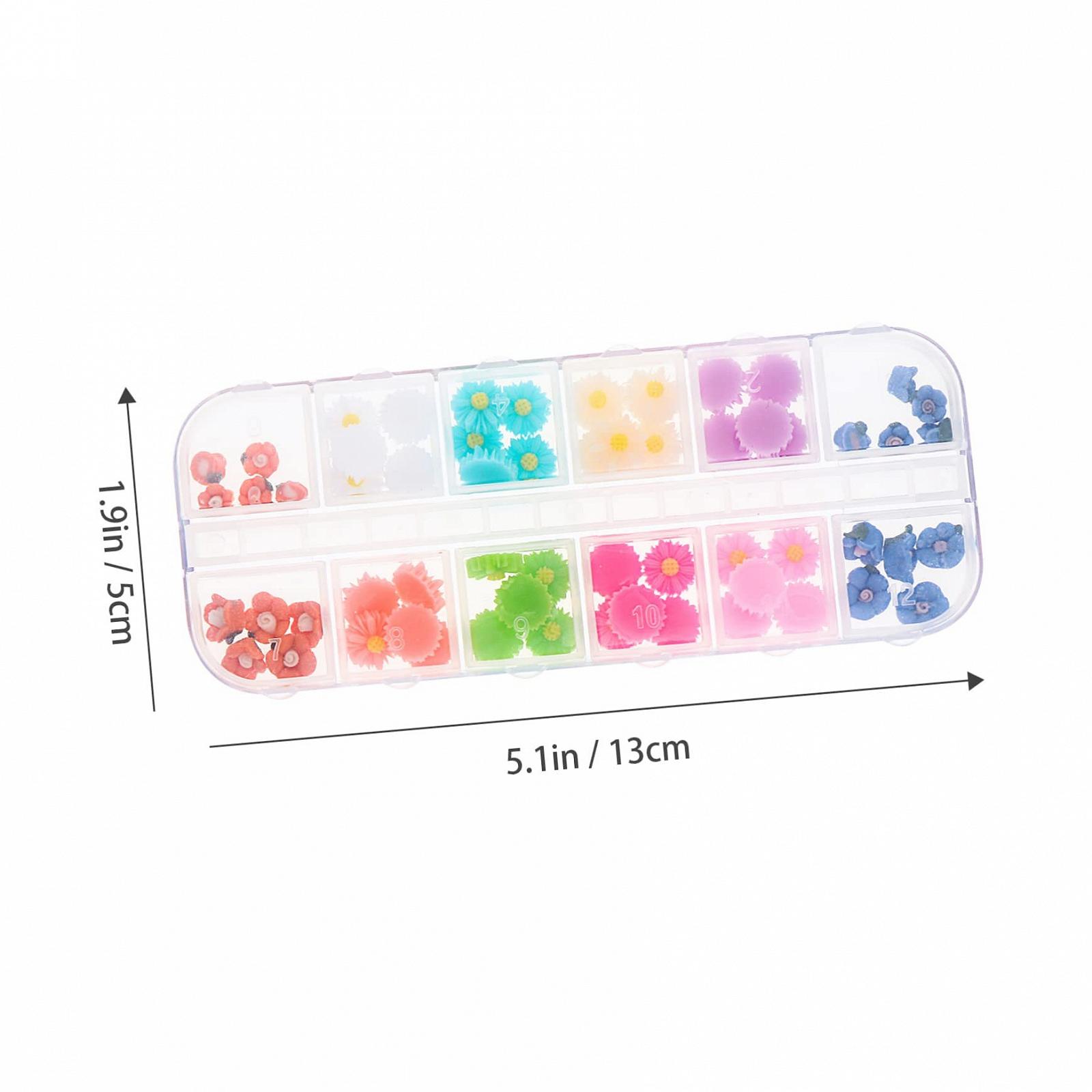 Квітка з смоли WOONEKY 3D ромашка Набір наклейок для нігтів 2 коробки, фото №6 Квітка з смоли WOONEKY 3D ромашка Набір наклейок для нігтів 2 коробки, фото №6