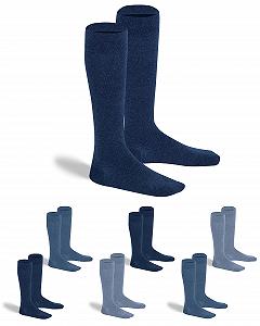 Високі шкарпетки 6 пар Бавовна М'які, еластичні та дихаючі - Фото 1