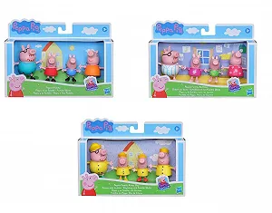 Набір фігурок Hasbro Peppa Pig Family 4 шт. Різнокольоровий (F2171) - Фото 1
