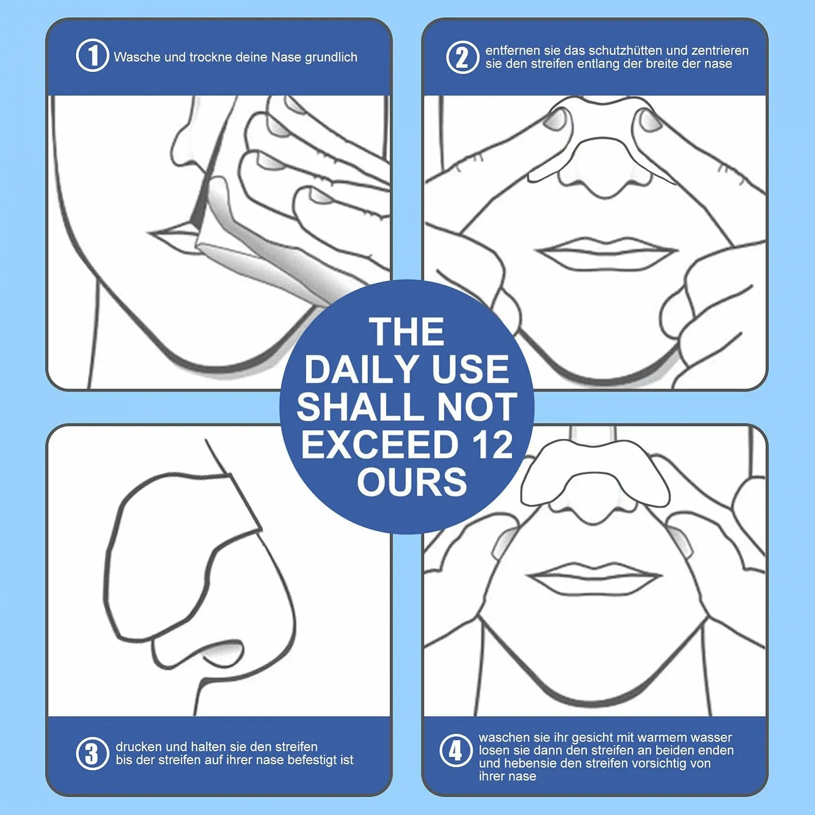 Пластирі на ніс Водонепроникні 10 шт. Для сну Зменшують хропіння Покращують дихання, фото №4 Пластирі на ніс Водонепроникні 10 шт. Для сну Зменшують хропіння Покращують дихання, фото №4