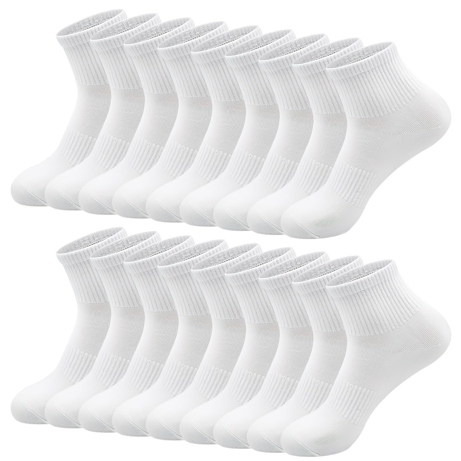 Носки Solivive Белые хлопковые (Унисекс), фото №1