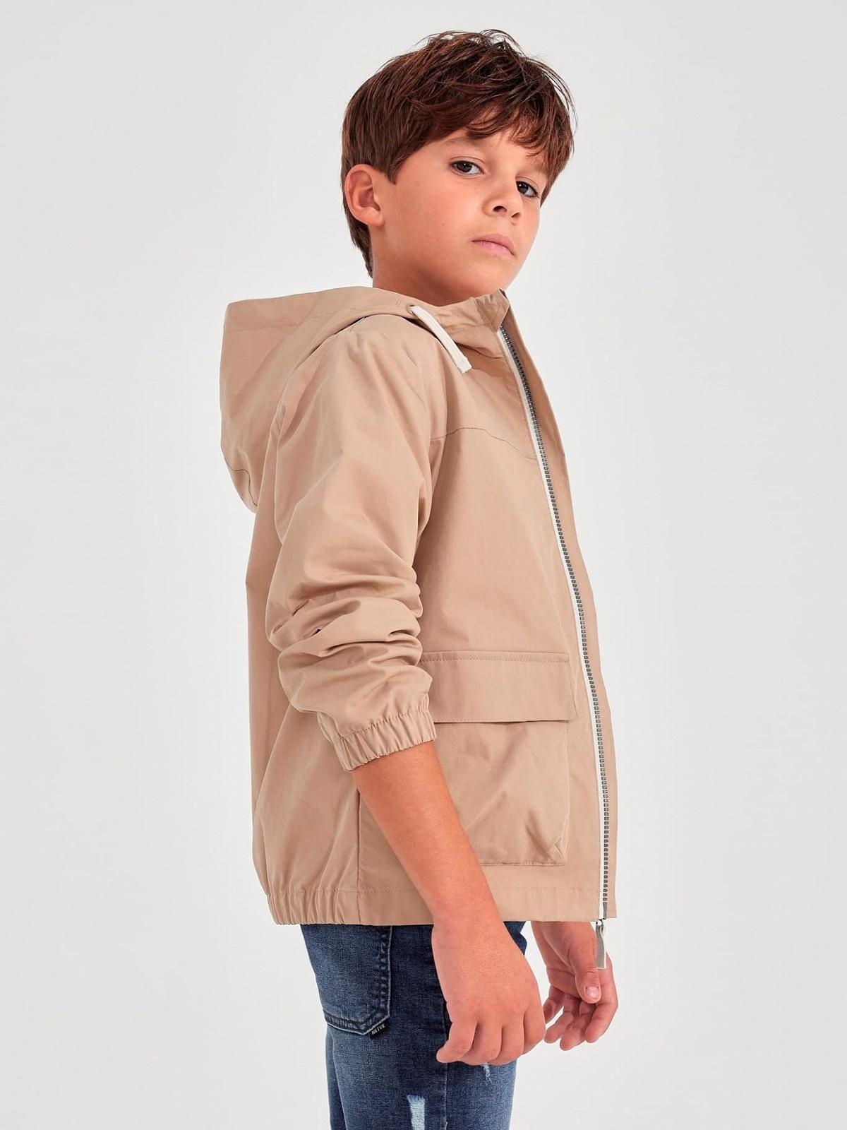 Вітровка Mayoral для хлопчиків Pockets Корицевий, фото №4