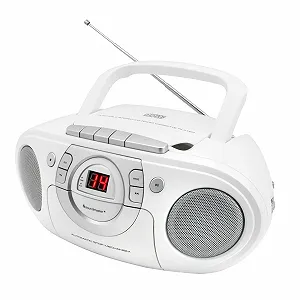 Радіокасетний плеєр Soundmaster SCD5100WE з CD-плеєром, білий - Фото 1