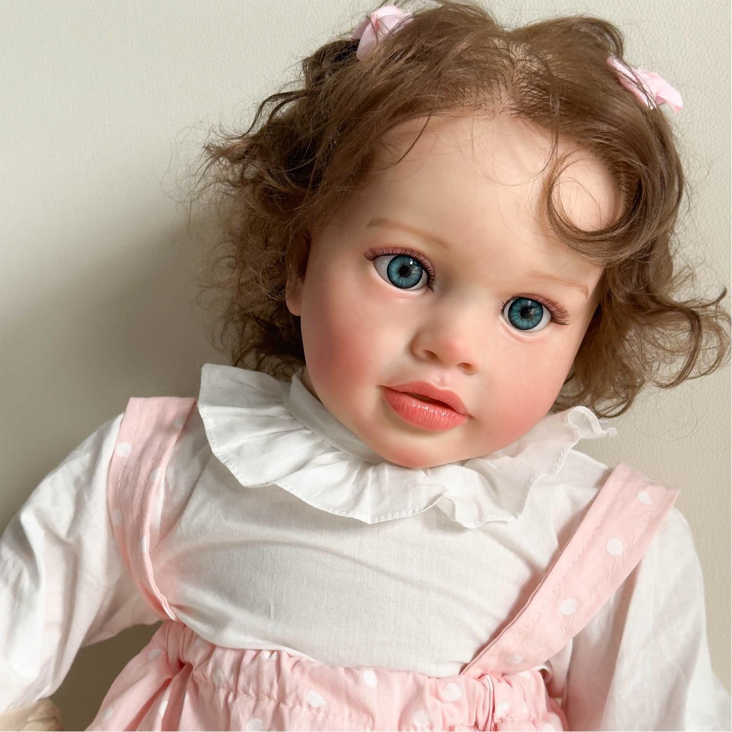 Лялька Anano Reborn Toddler Realistic Dolls Silicone Straight Legs Standing Boys з одягом, фото №5