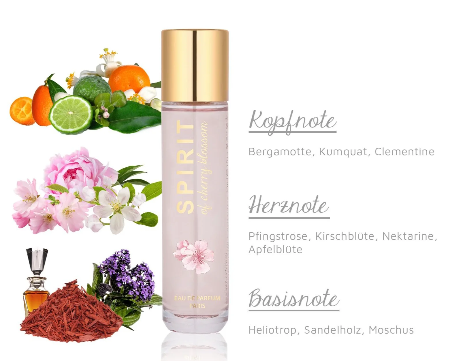 Парфюмированная вода Spirit Cherry Blossom 30 мл, фото №3