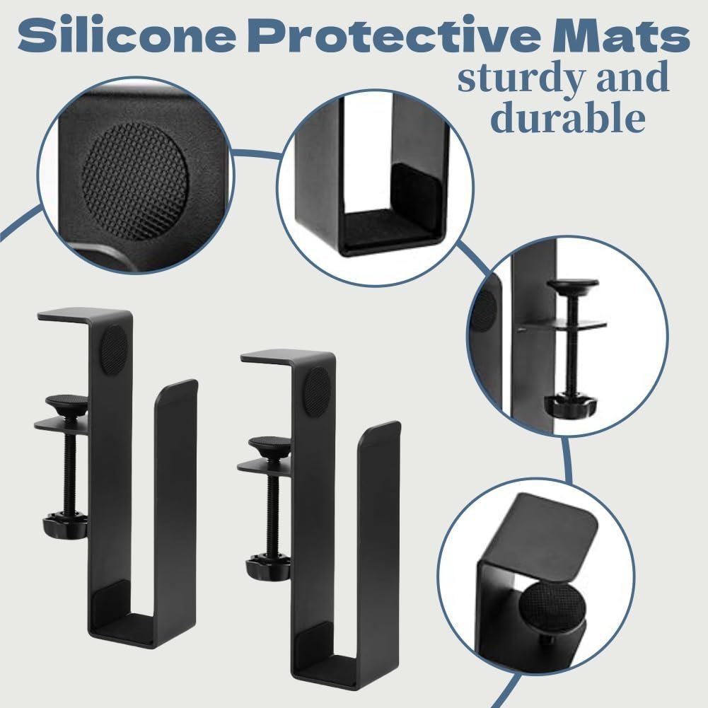 Регулируемый Настольный Боковой Держатель для Ноутбука ZDL, Подвесной Боковой Держатель для Ноутбука, Боковая Полка на Стол, Настольный Держатель для Ноутбука, Подвесной Зажим для Хранения Ноутбука, фото №5
