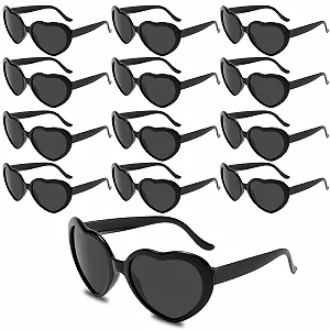 Солнцезащитные очки Сердце Sporgo 12 шт - Фото 1